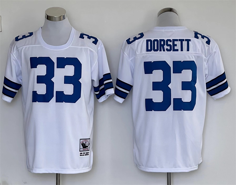Men's Dallas Cowboys Tony Dorsett Mitchell & Ness White Legacy Jersey